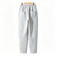 thumbnail image 3 of YUANxueke Athletic Sweatpants for Boys Drawstring Waist Casual Loose Fit Pants with Side Pockets,Gray,Sizes 5-15, 3 of 6