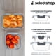 thumbnail image 5 of Set De 10 Recipientes De Vidrio Herméticos Contenedores Para Almacenamiento De Alimentos Con Tapas De Cierre Fácil y a Prueba De Fugas Toppers Microondas y Horno, 5 of 9
