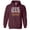 Maroon, variant on Thanksgiving Chillin' With My Turkeys Hoodie Sweatshirt Unisex Large Black