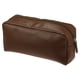 thumbnail image 1 of 1 bolsa de maquillaje portátil, bolsa de aseo, organizador de cosméticos para viajes, bolsa de almacenamiento, cuero de PVC marrón, 1 of 1