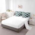 thumbnail image 5 of Erosebridal Golf Gamer Twin Bedding Sets 7-Piece for Boys Girls,Sport Theme Plaid Bedding Comforter Set for Kids Teens,Ultra Soft Home Decor, 5 of 6