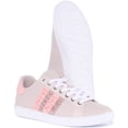 thumbnail image 5 of Guess Jacobb Women's Lace Up Leather Stud Trainers In Nude Size 8.5, 5 of 6