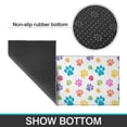 thumbnail image 6 of Pets Paws Print Colorful Kitchen Rugs Sets Of 2,Anti Fatigue Kitchen Mat Rugs Non Slip Washable,Decorative Kitchen Floor Mats for Kitchen,Sink,Laundry,17"x30"+17"x47", 6 of 7