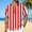 c03Red, variant on USNSM (S-5XL) Men's Striped Short Sleeve Button Down Shirts Casual Summer Fashion Beach Hawaiian Shirts Plus Size Vacation Outfits Blue XXL