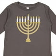 thumbnail image 4 of Inktastic Chanukah Hanukah Menorah Boys or Girls Long Sleeve Toddler T-Shirt, 4 of 5