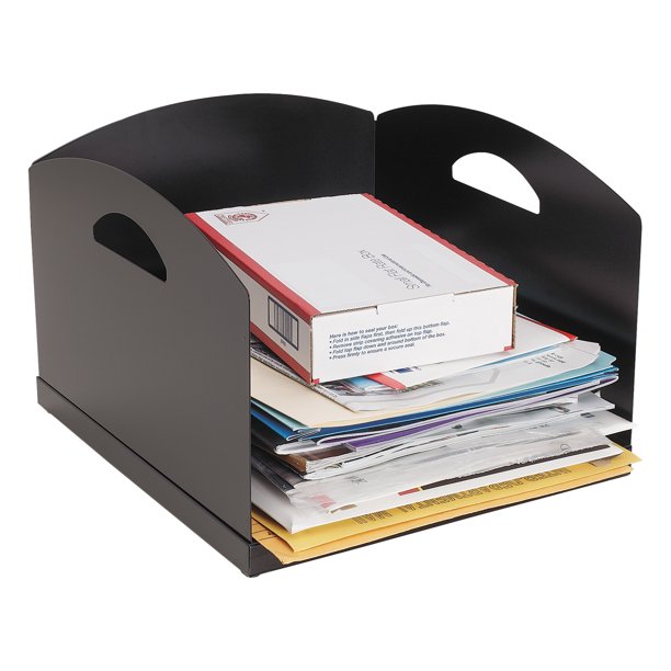 SteelMaster Big Stacker Inbox Desk Tray, Single Tier, 11 x 12 x 8 ...
