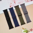 thumbnail image 5 of Paquete de 4 bandas elásticas de nailon para Apple Watch de 38 mm, 40 mm y 41 mm, bandas deportivas elásticas trenzadas ajustables para mujeres y hombres para iWatch Series 7/6/5/4/3/2/1/SE (sin mesa), 5 of 5