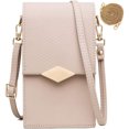 thumbnail image 1 of Cartera diagonal para mujer con soporte para teléfono móvil, bolso ligero con pantalla táctil, cartera de piel sintética, 1 of 6