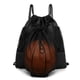 thumbnail image 1 of Gym Drawstring Bag Cool Basketball Football Backpack, 1 of 2
