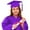 Purple, variant on MEZZALL Preschool and Kindergarten Graduation Cap Gown Stole Package 2025 Tassel Set for Kids, Certificate