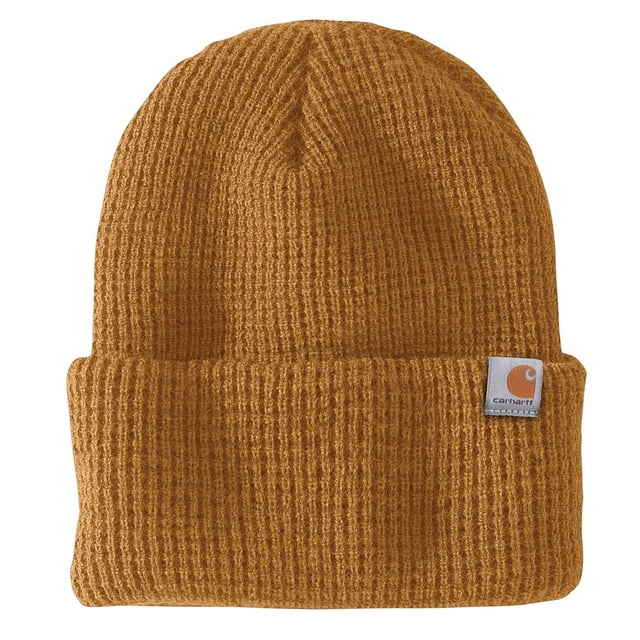 Gorro Carhartt de Punto Aislante Tipo Waffle Marrón