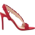 thumbnail image 6 of Jessica Simpson Jessin Red Muse Open Toe Flower Strap High Heel Dress Sandals (Red Muse, 8), 6 of 7