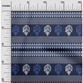 thumbnail image 1 of oneOone Polyester Lycra Light Grayish Blue Fabric Ethnic Block Craft Projects Decor Fabric Printed By The Yard 56 Inch Wide, 1 of 4