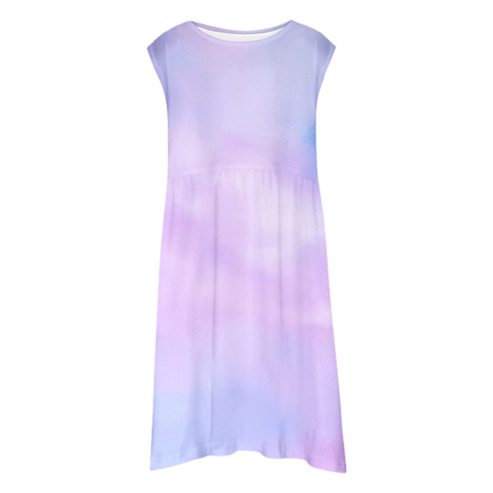 Robe D'été Pour Filles, Sans Manches, Jupe Imprimée, Vêtements à