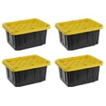 thumbnail image 1 of Juggernaut Storage Bac de Rangement en Plastique Verrouillable de 5 Gal, (Ensemble de 4), 1 of 8