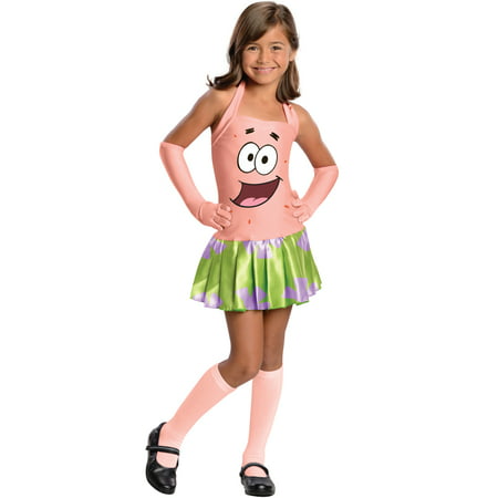 Child Girls Spongebob Squarepants Patrick Starfish Costume Large