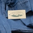 thumbnail image 5 of Woodland Creek Men's Denim Long Sleeve Button Down Shirt in Blue, Medium, 5 of 5