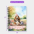 thumbnail image 5 of Happy Mother's Day Basset Hound with Sweets and Flowers at a Picnic Spiral Bound Journal Bassets Dog Breed Lovers Gifts Idea 5x7in Spiral Notebook - 13005, 5 of 5
