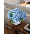 thumbnail image 4 of Hortensia artificial YalZoneMet, 3 unidades, azul, 53 cm, Real Touch, 4 of 9