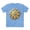 Carolina Blue, variant on Medallion Shirt, Shirt with Medallion, Tee Shirt with Medal