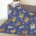 thumbnail image 6 of Sloth Blanket Sloth Gifts for Women Girls Plush Lightweight Flannel Fleece Kids Blanket All Season Cute Sloths Throw Blanket for Bed Couch Chair Funny Gifts for Sloth Lovers 60"x50", 6 of 6
