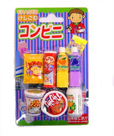 Iwako Japanese Eraser BLISTER Set Drinks and Snack Foods for sale online 