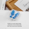 thumbnail image 4 of Seitruly 1 Pair Earplugs Sleeping Noise Reduction Pocket Snoring Silicone Soft Travel Ear Study Protection Earplug Earbuds Reusable Type3, 4 of 6