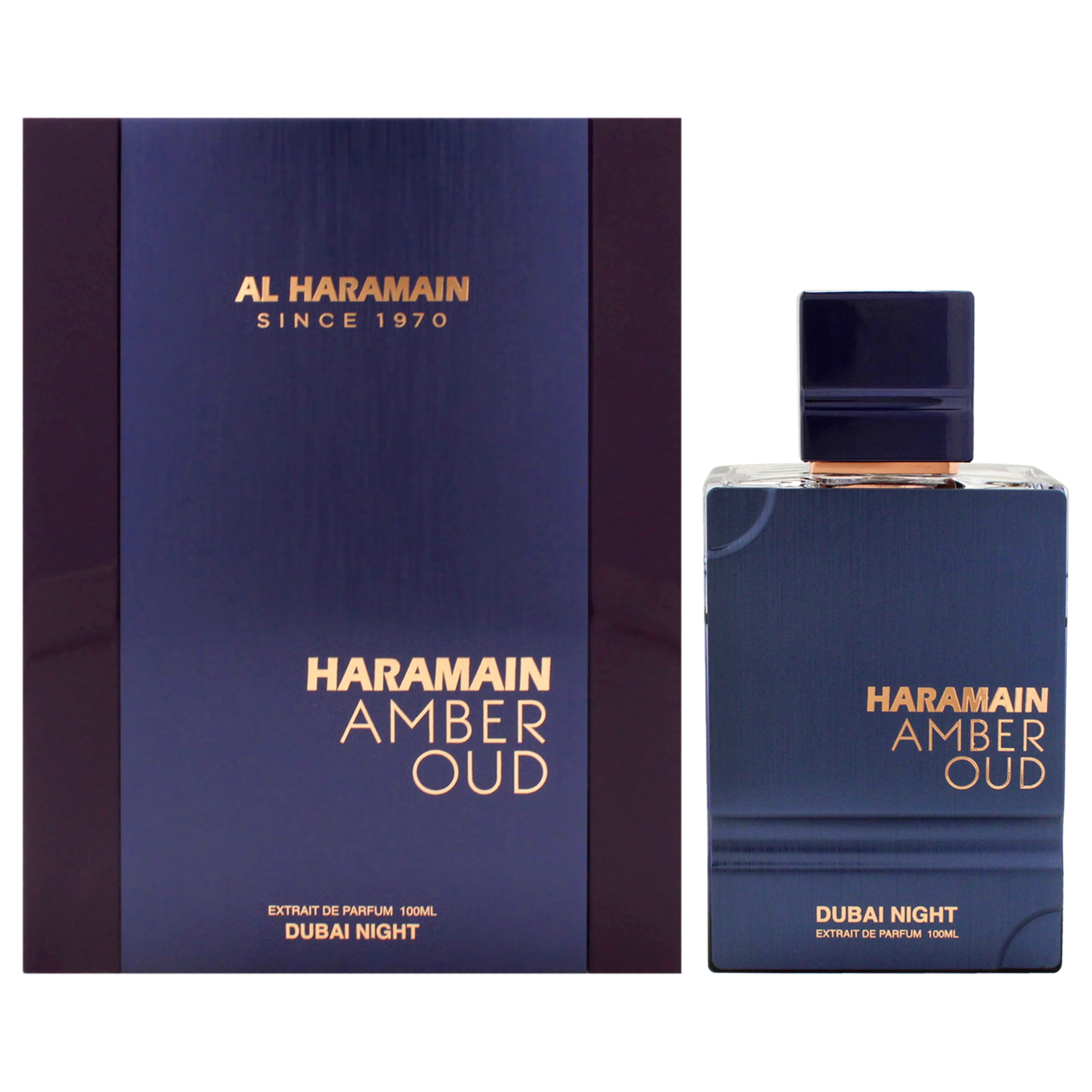 香水(男性用) AL HARAMAIN AMBER OUD DUBAI NIGHT Amber Oud - Dubai Night by Al Haramain for Men - 3.33 oz Extrait