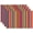 Colored Striped, variant on Purple Butterfly Placemats Set of 4 Magical Butterfly Placemats Linen Washable Place Mats Rectangular Cloth Table Mat for Party Kitchen Dining Decoration Indoor Outdoor, 12x18 inch