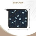thumbnail image 3 of Sikiie Night Forest Wolf Pot Holders Kitchen Insulation Mats Heat Resistant Pot-Holder Oven Anti-Scald Pads for Cooking Baking, 7.1*7.1inch, 3 of 8