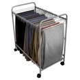 Evelots Pant/Jeans/Trouser Rolling TrolleyCloset with