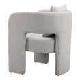 thumbnail image 5 of Melilla Dining Chair Misty Gray Dining Chair, Modern Style, Armrest support, Plywood, Indoor Dining, 5 of 5