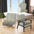 thumbnail image 2 of Designart "Glam Rain Abstract III" Upholstered Modern Accent Chair - Arm Chair, 2 of 5