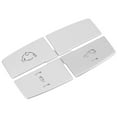 thumbnail image 4 of 4 piezas de pegatina de ajuste de botón colgante de aleación de aluminio apta para Mercedes Benz tipo ML/GL/GLE/GLSB, 4 of 5
