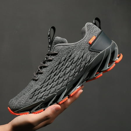 

Men s Fish Scsale Blade Type Sneakers Breathable Lightweight Casual Sport Shoes For Running Walking