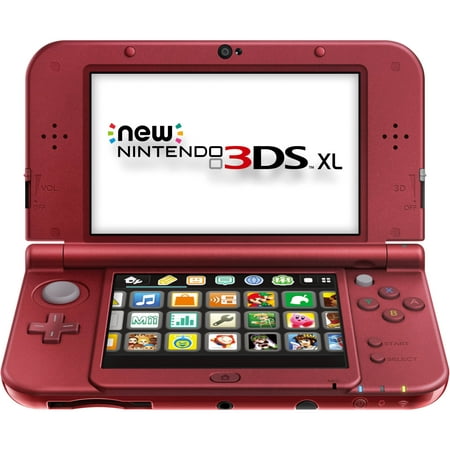 Nintendo 3DS XL Handheld, Red (Best 3ds Game Deals)