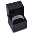 thumbnail image 3 of Charming Jewelers Tungsten Wedding Band Ring 6mm for Men Women Comfort Fit Blue Round Domed Brushed Lifetime Guarantee, 3 of 4