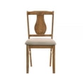 thumbnail image 4 of 5 Piece Dining Table Set with 4 Chairs, Rubberwood, Weathered Oak, 4 of 7