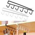 thumbnail image 2 of Willstar Metal 6 Mug Hooks Under Cabinet Hanging Organiser, 2 of 10
