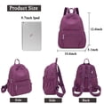 thumbnail image 2 of Pealwel Mini Mochila Monedero para Mujer, Pequeñas Mochilas de Nylon para Damas Mochilas Mujer Bolsa de Viaje antirrobo, 2 of 5