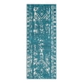 thumbnail image 3 of Unique Loom Lennon Collection Area Rug - Zal (2' x 5' 3" Runner Turquoise/Ivory), 3 of 7