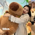 thumbnail image 5 of Muñeco de peluche de capibara de gran tamaño y lindo dibujo animado, juguete de peluche gigante para niños, conejillo de indias feo y lindo, regalo de cumpleaños para niñas, sala de exposición Deco, 5 of 5