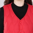 thumbnail image 4 of TaTaai Womens Lightweight Quilted Vest Long Sleeve Solid Color Thermal Slim Fit Puffer Vest for Winter Warmth Layering 1-Pack Gift, 4 of 6