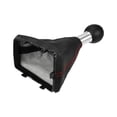 thumbnail image 7 of Unique Bargains 6 Speed Car Gear Shift Lever Cover Set Fit for Audi A4 B6 B7 2000-2008 Black Siver Tone Red, 7 of 7