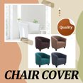thumbnail image 3 of Xingzhi Polyester Stretch Tub Chair Cover Full Protection And Comfort For Chair Easy To Replace Easy Care dark blue 1Set, 3 of 6