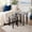 Light gray, variant on Gaderth Nesting Coffee Tables, End Tables Set of 3, Industrial Stacking Side Tables with Black Metal Frame, Multi Size Nestable Accent End Tables for Living Room Bedroom