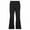 Black, variant on Girls Yoga Pants with Pockets High Waisted Flare Leggings Bell Bottom Yoga Dress Pants Seamless Bootcut Pants