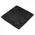 thumbnail image 2 of Men's Pocket Hanky Plain Color Wedding Square Hankerchief (Black), 2 of 8