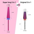 thumbnail image 4 of Brocas para uñas MelodySusie Super Long 5 en 1 Bit-X Pink, 4 of 8