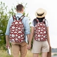 thumbnail image 6 of Balery Cute Baseball Vintage Canvas Backpack for Men and Women - Large Capacity, Durable Travel Laptop Bag for School, Work, Hiking, and Outdoor Activities, 6 of 7